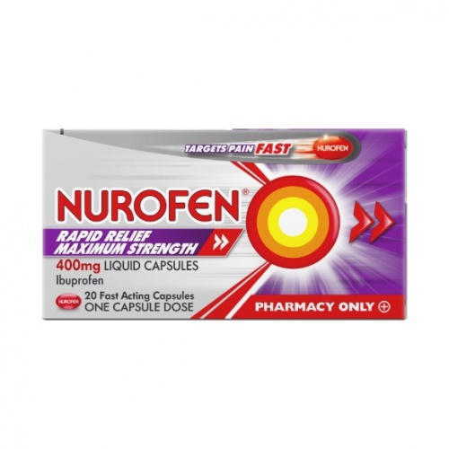 Nurofen Rapid Relief Maximum Strength 400mg 20s